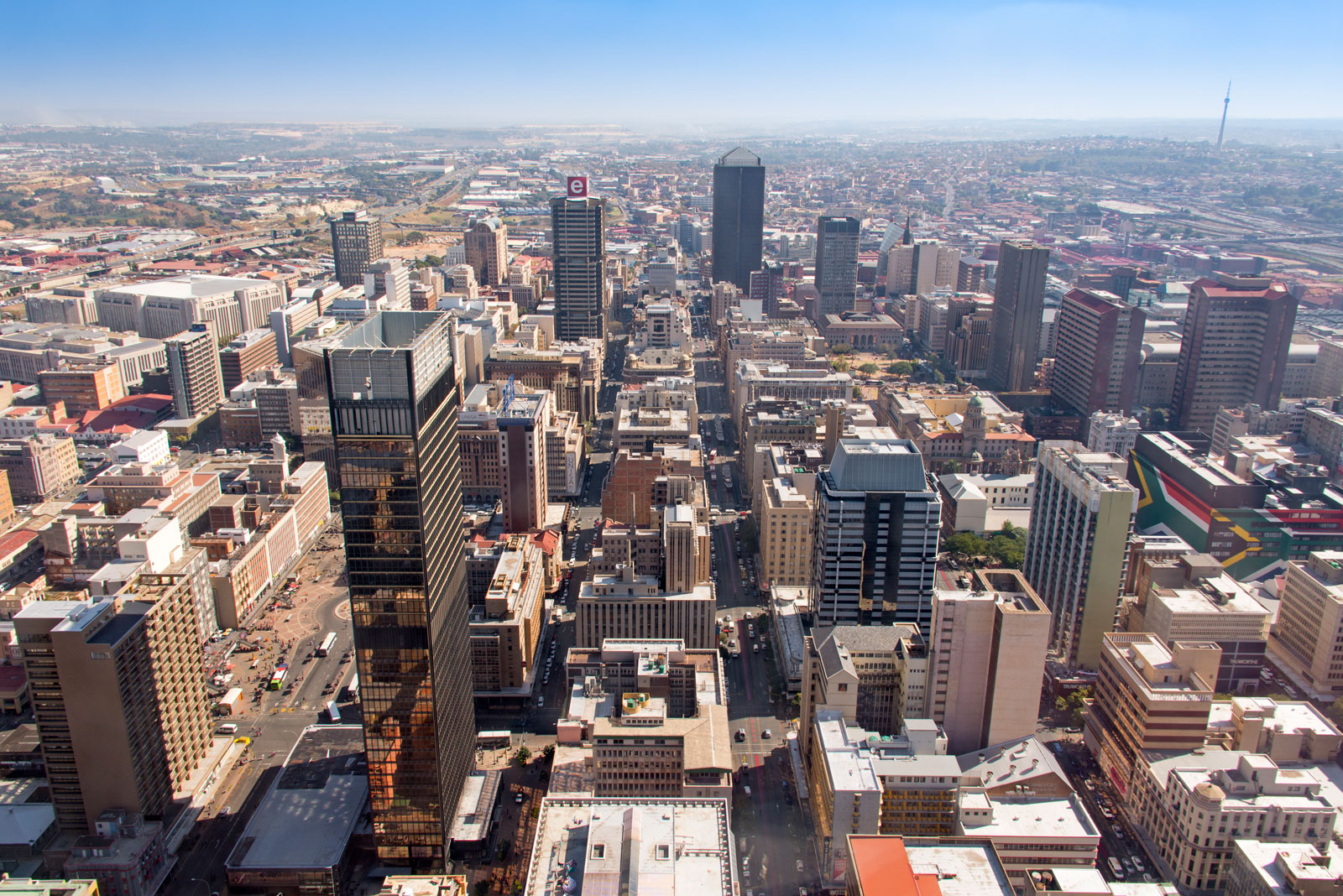 view-central-business-district-Johannesburg-South-Africa
